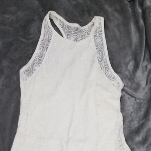 Abercrombie white dress M